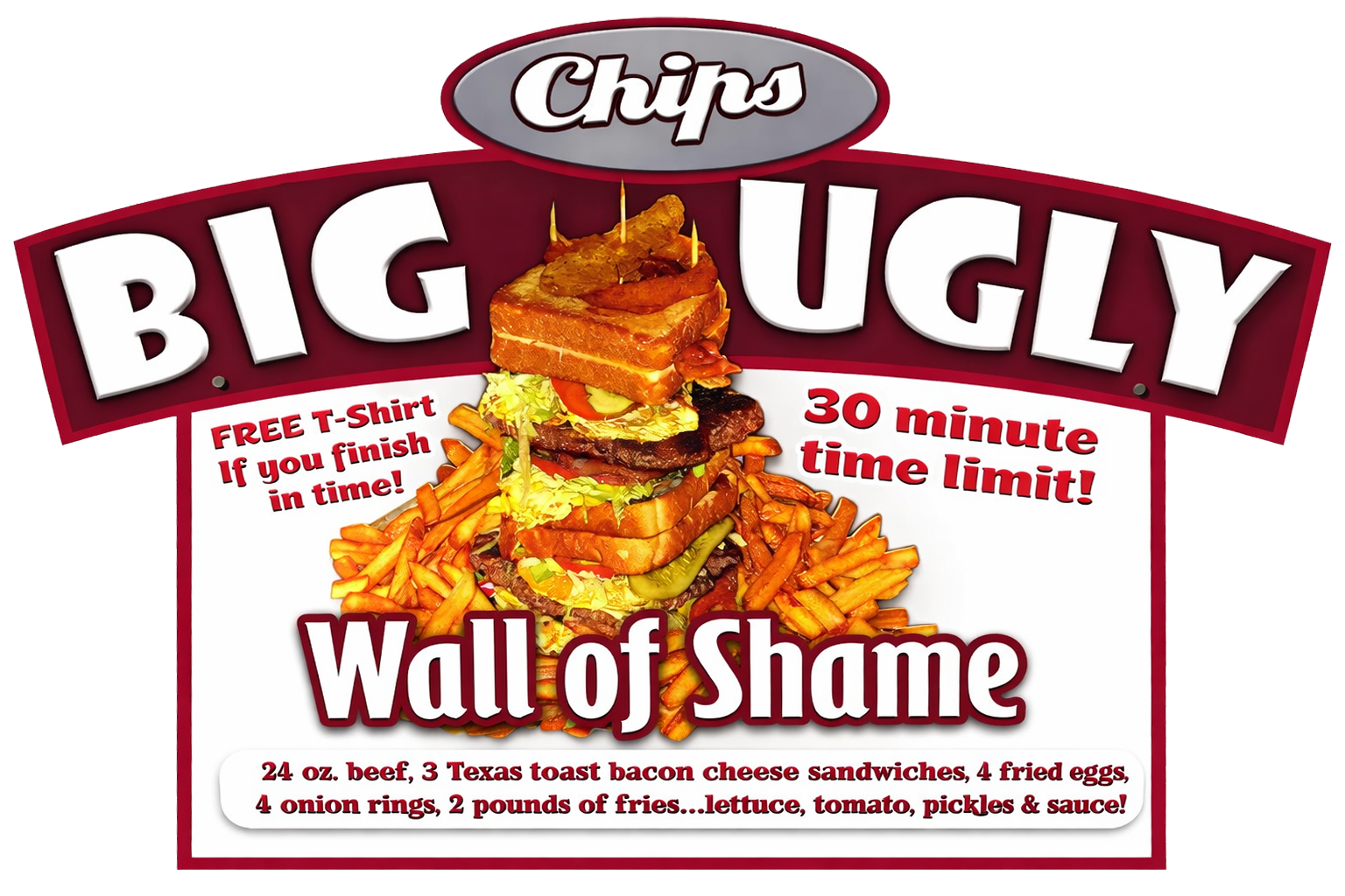 Chips Place Big Ugly Food Challenge